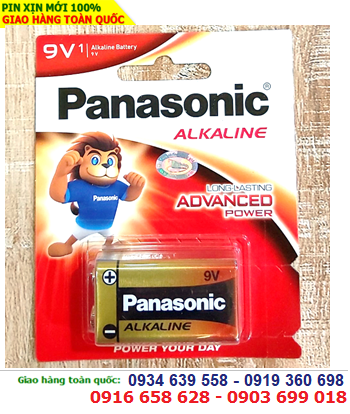 Panasonic 6LR61/1T; Pin 9V Panasonic 6LR61 Alkaline chính hãng Made in Japan